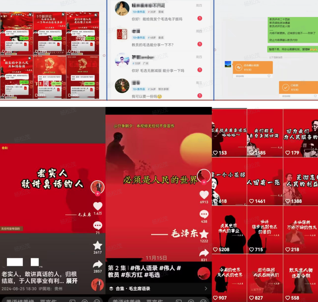 图片[1]-【2025.2.6】抖音蓝海小赛道私域变现项目，卖毛选资料，单价9.9/单天变现100+-星月项目网