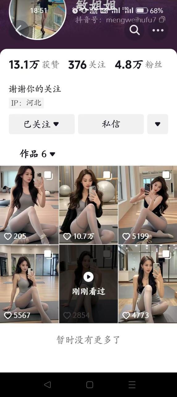 图片[1]-【2024.9.30】收费399的AI生图玩法，6条作品涨五万粉丝-星月项目网